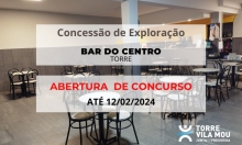 CONCURSO PARA CONCESSÃO DO BAR DO CENTRO CULTURAL E RECREATIVO DE TORRE